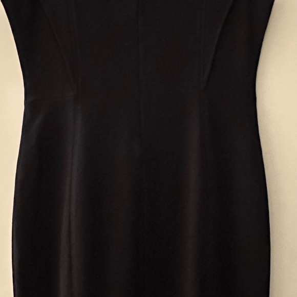 Escada Red label Black Seath Dress, Sz 42 or 6 - Picture 4 of 10